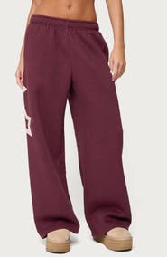 EDIKTED Starly Straight Leg Sweatpants
