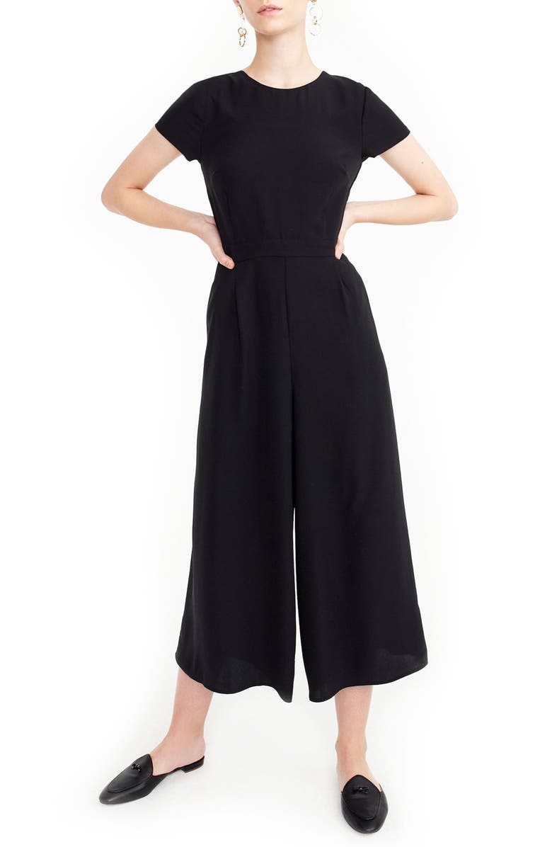 J.Crew Drapey Wrap-Back Jumpsuit, Main, color,