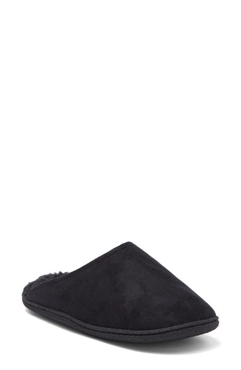 Brock Faux Fur Lined Scuff Slipper (Men)