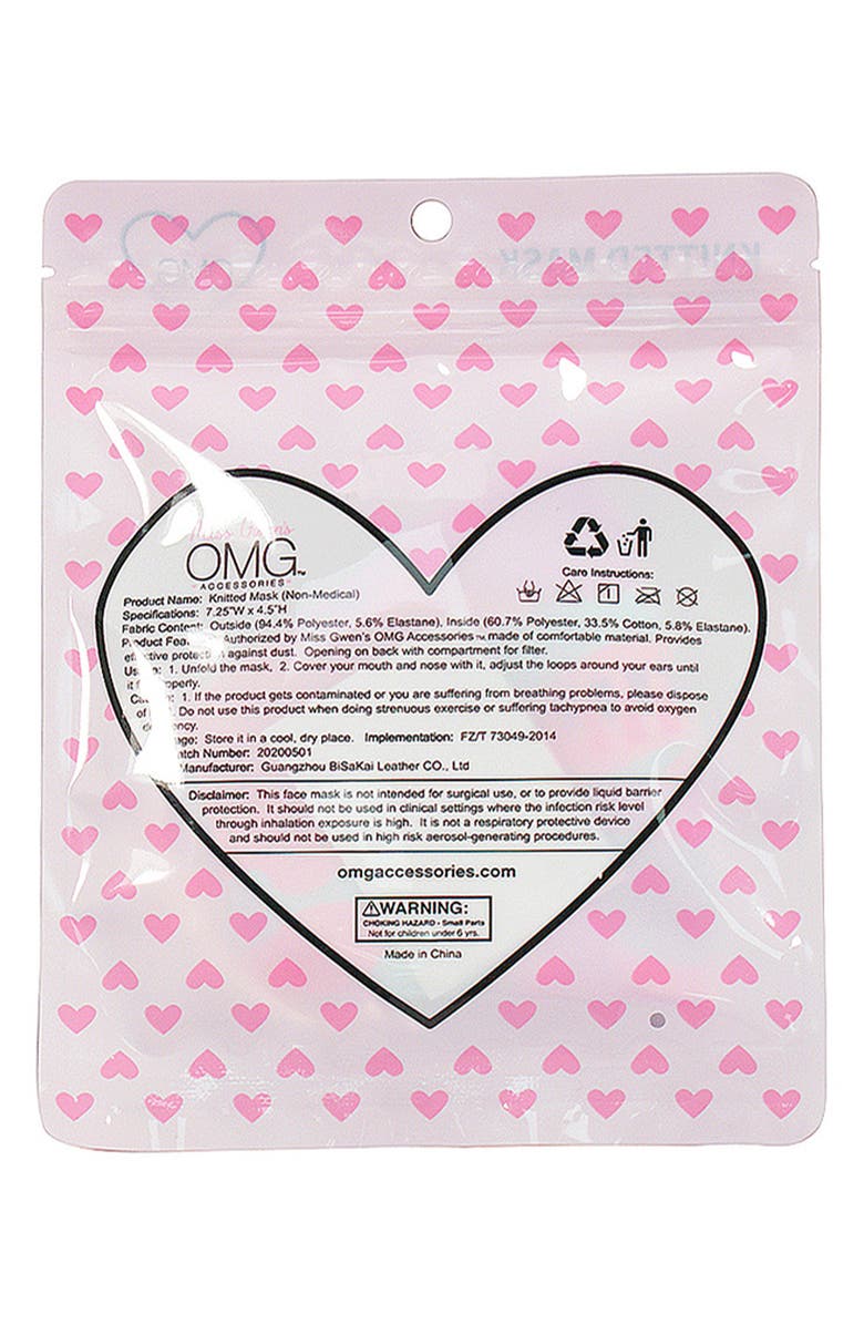 OMG Accessories Miss Camilla Face Mask, Alternate, color,