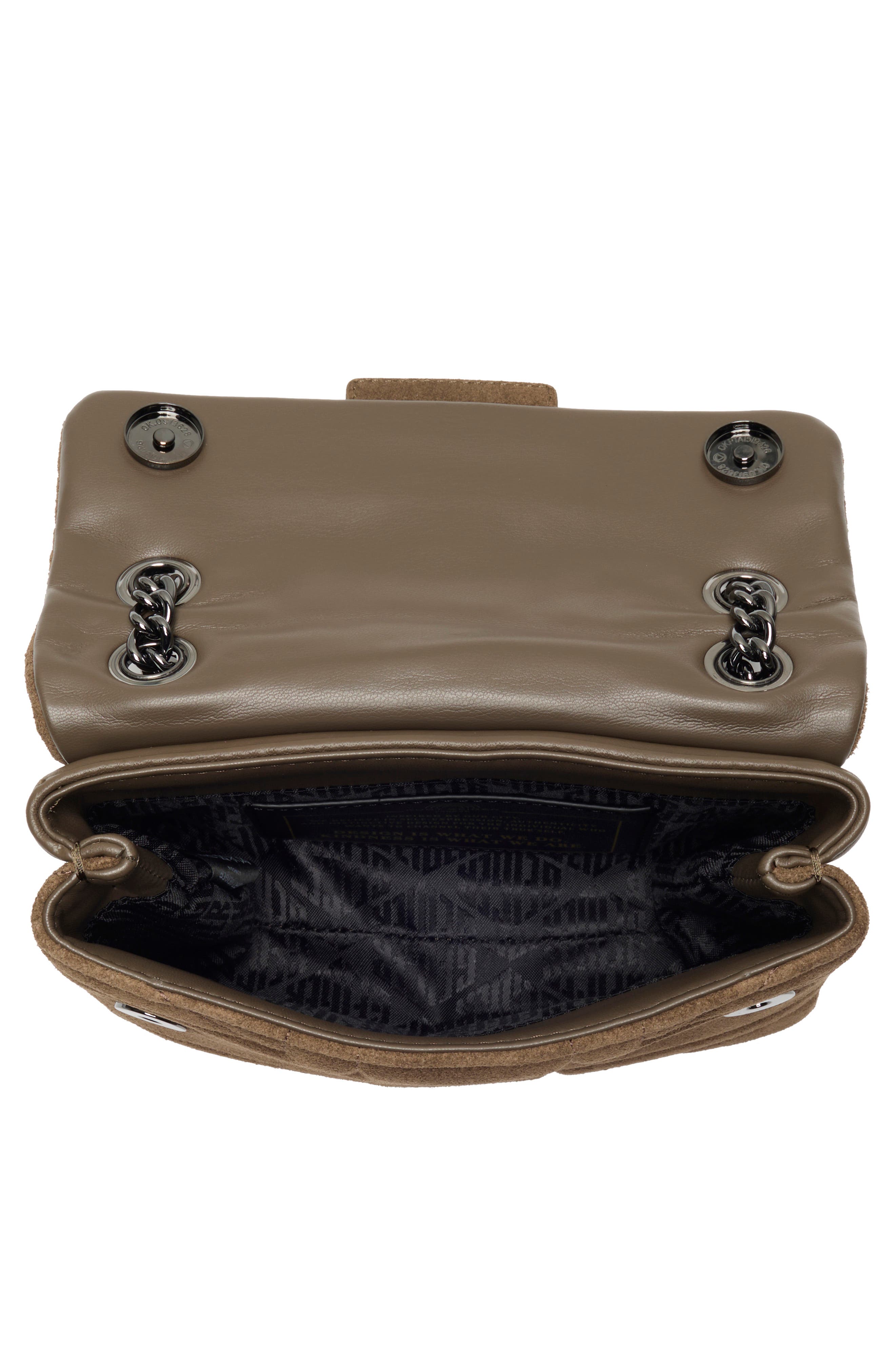 Kurt Geiger London Mini Kensington Union Jack Crossbody Bag, Alternate, color, Dark Grey