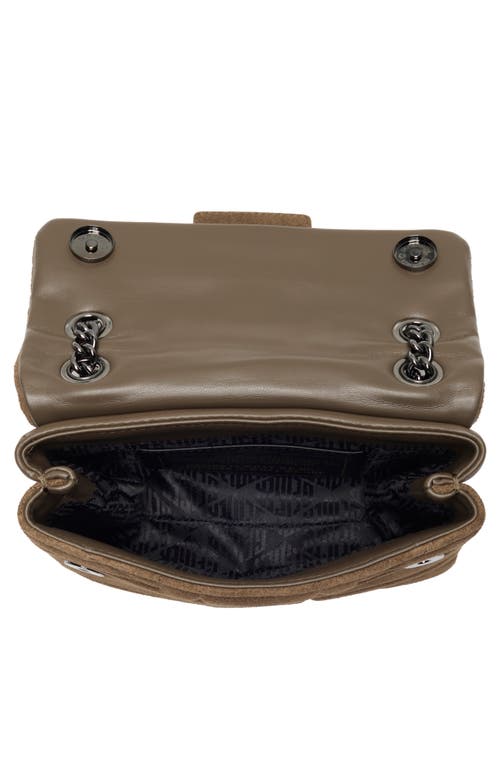 Kurt Geiger London Mini Kensington Union Jack Crossbody Bag In Gray
