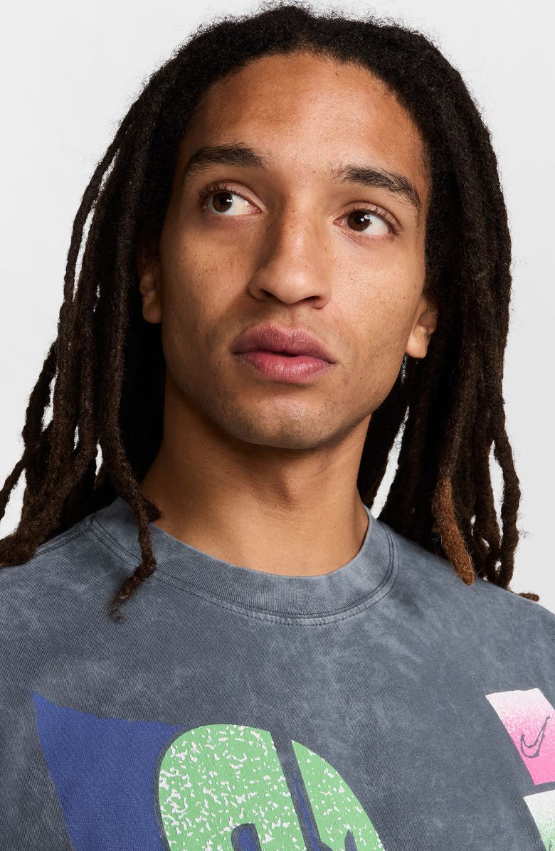 Nike Max90 Cotton Graphic T-Shirt, Alternate, color, Anthracite