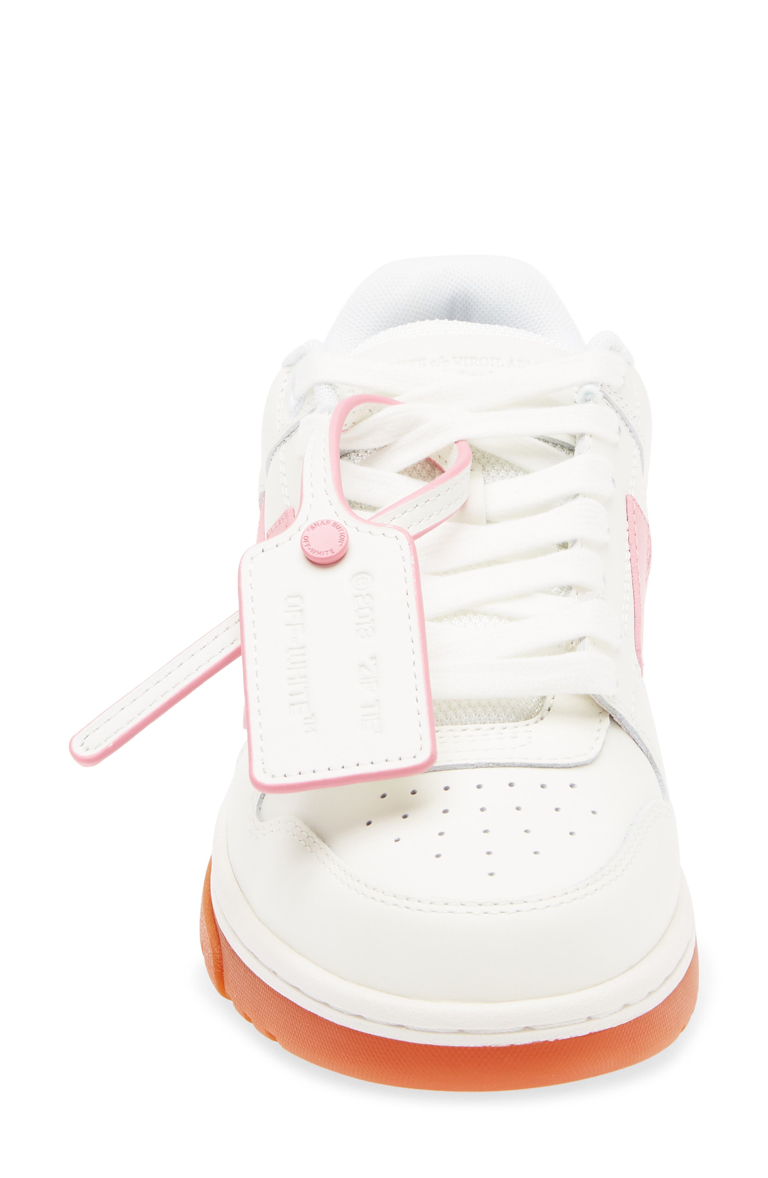 Off-White Out Of Office Leather Sneaker, Alternate, color, 