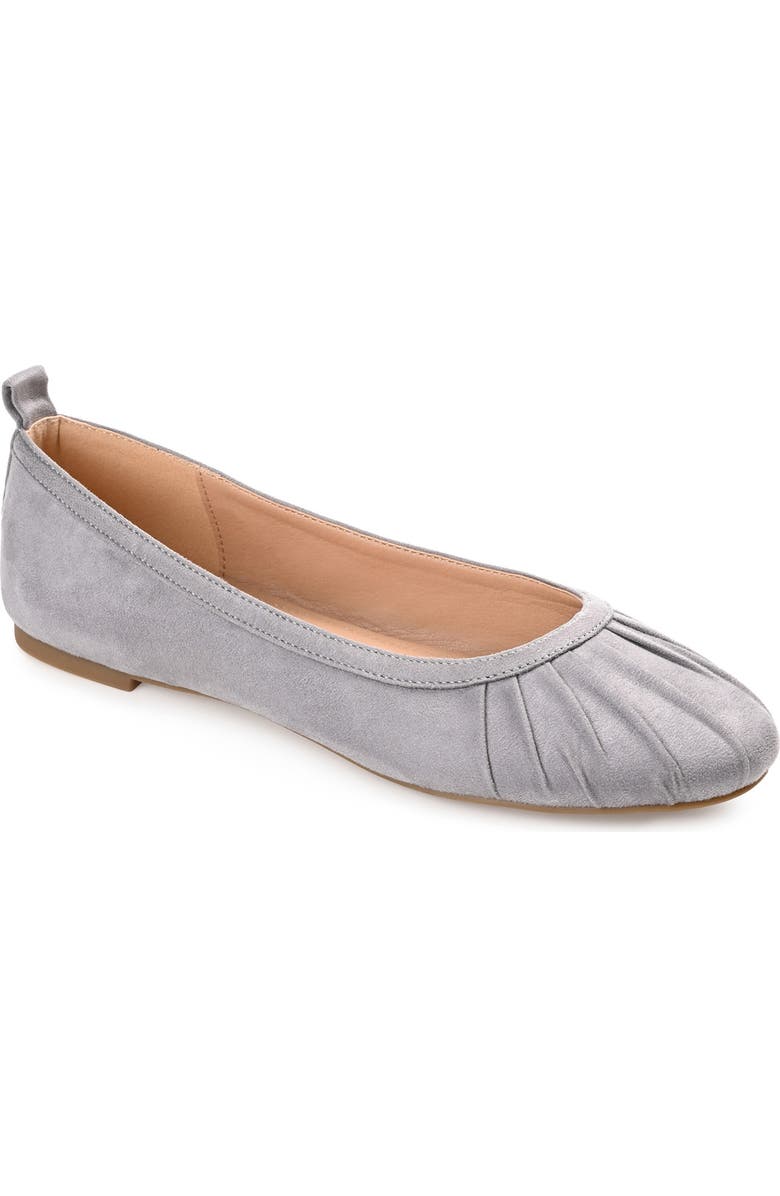 Journee Collection Tannya Flat, Main, color, Grey