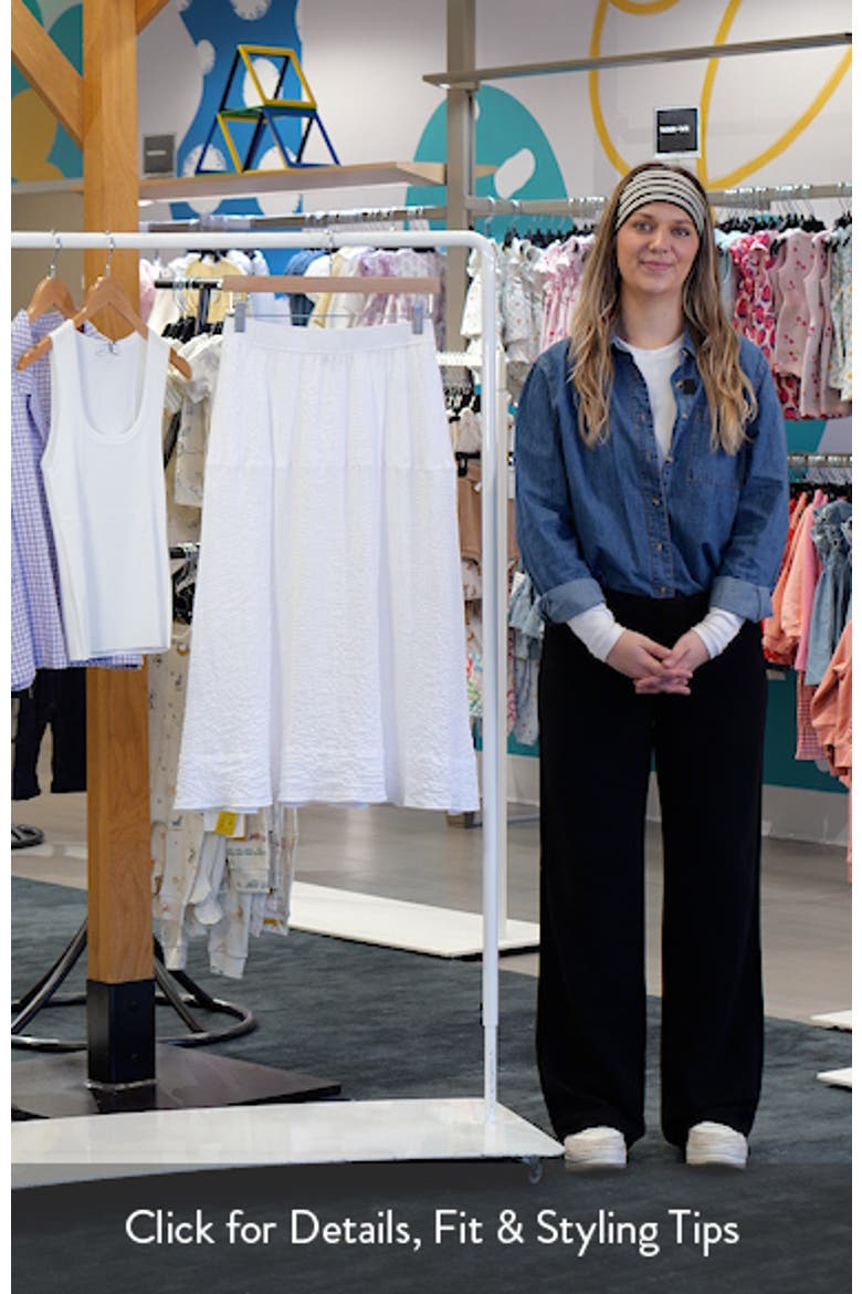 Crinkle Maxi Skirt video