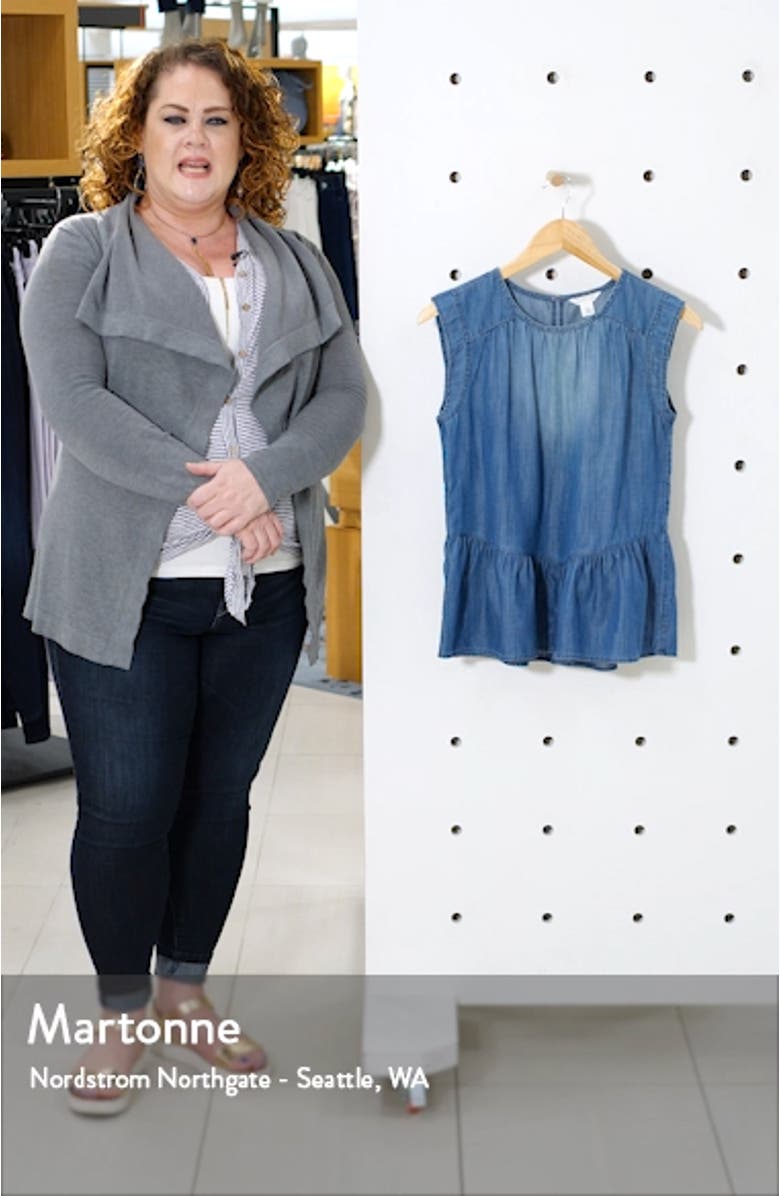 Flutter Hem Woven Tank, sales video thumbnail