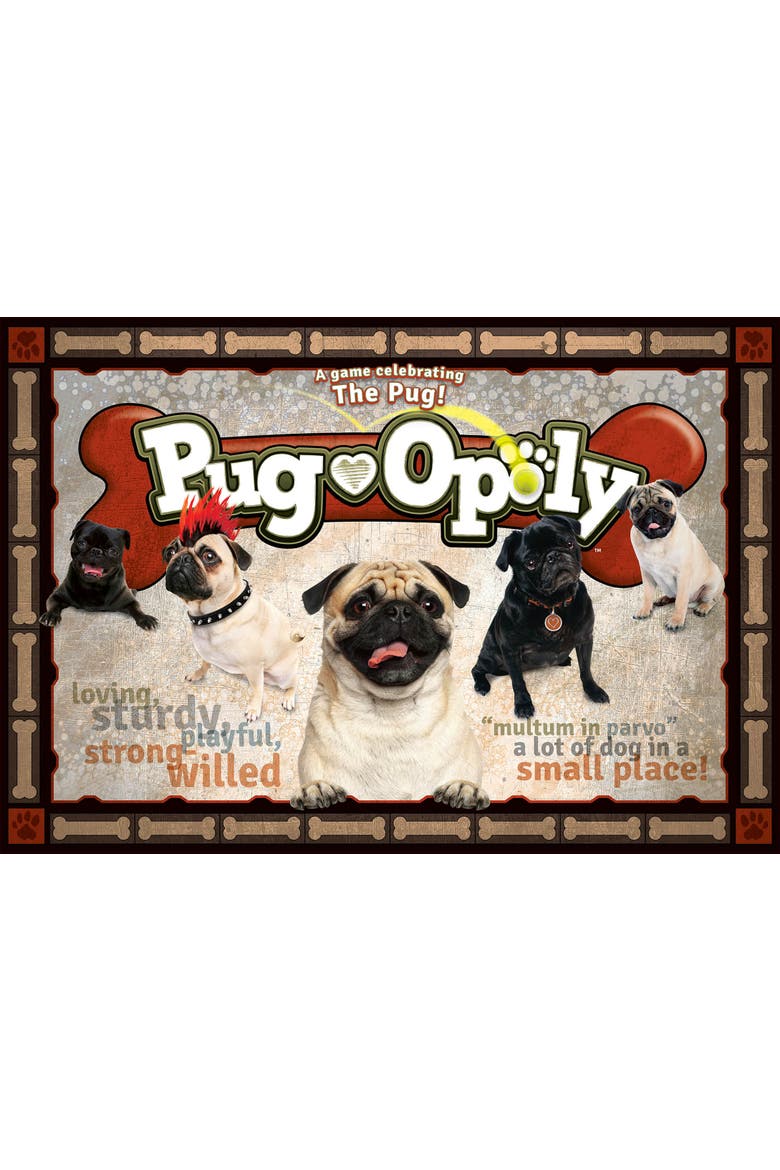 Pugopoly Monopoly Board Game, Alternate, color, Multicolored