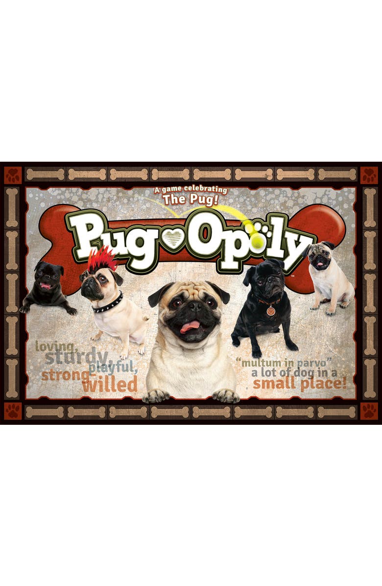 Late for the Sky Pugopoly Monopoly Board Game, Alternate, color, Multicolored