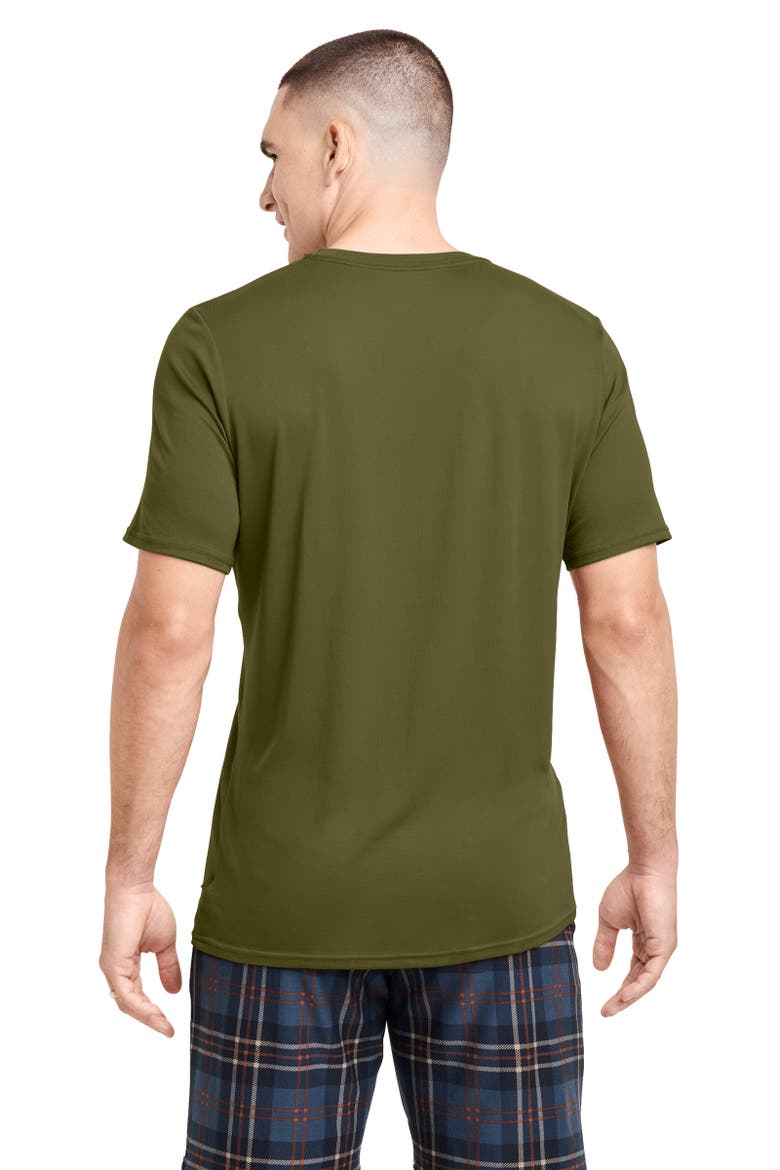 Men's Ultra Soft Cooling Sleep Shirt, Alternate, color, Green Maple