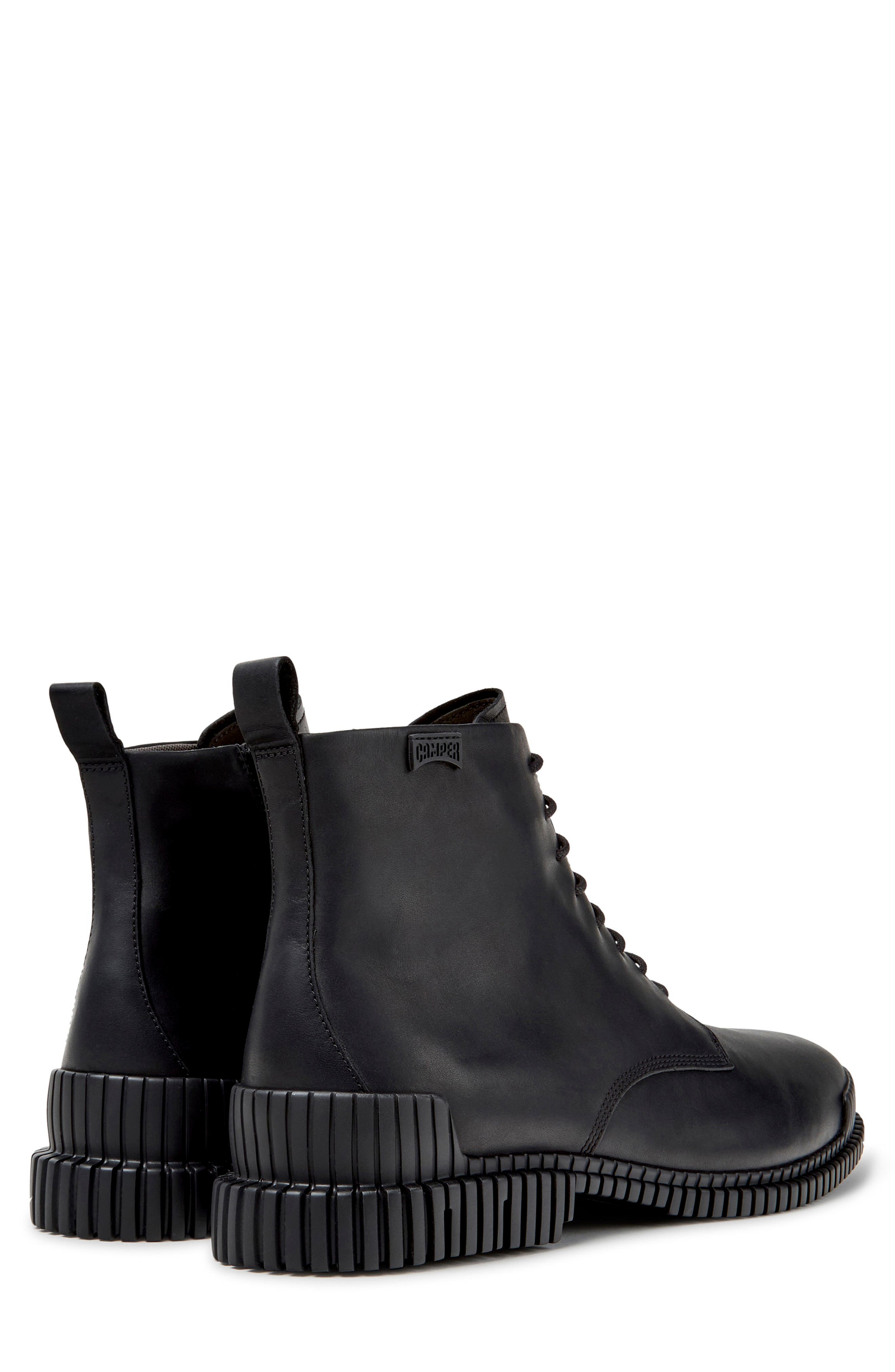 Pix Leather Ankle Boot, Alternate, color, BLACK