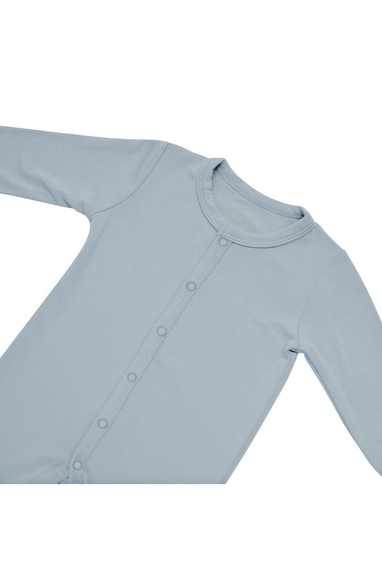 Kyte BABY Snap Footie, Alternate, color, Fog