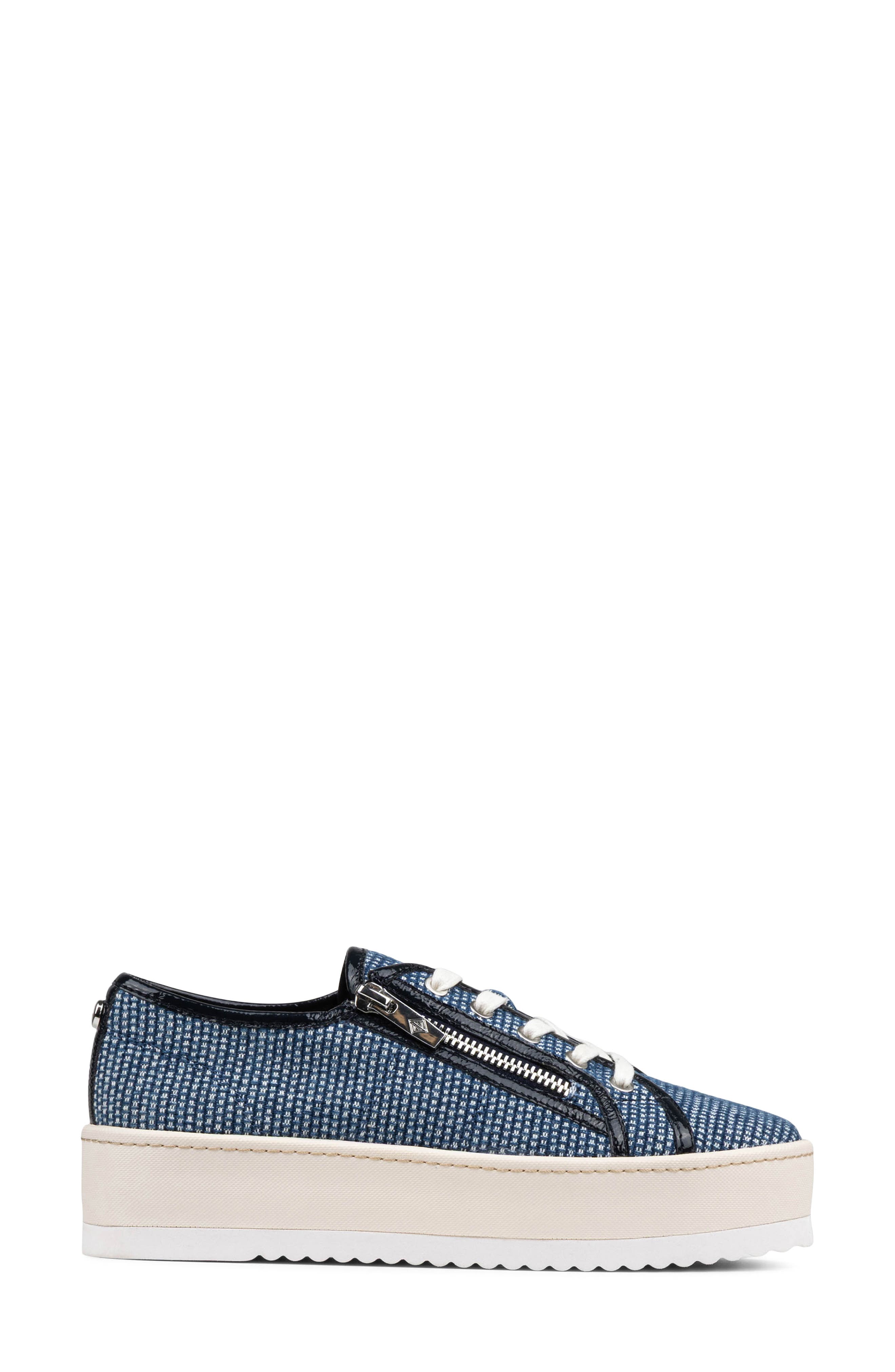 Fatimah Platform Sneaker, Alternate, color, INDIGO