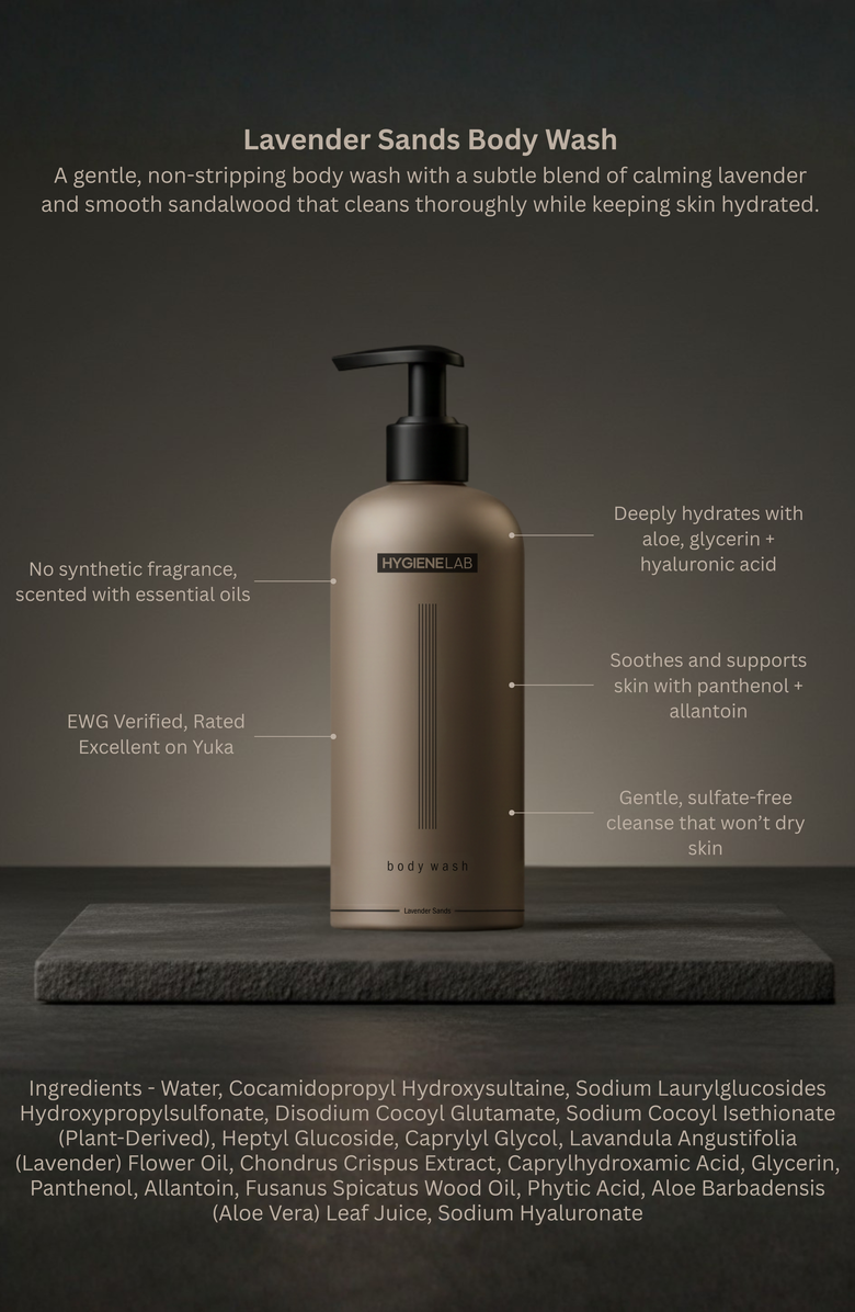 HygieneLab Lavender Sands Body Wash, Alternate, color, Neutral