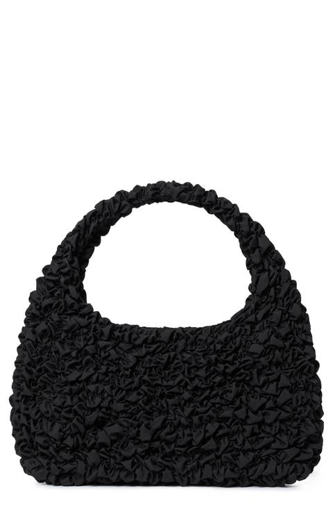 Smocked Hobo Bag