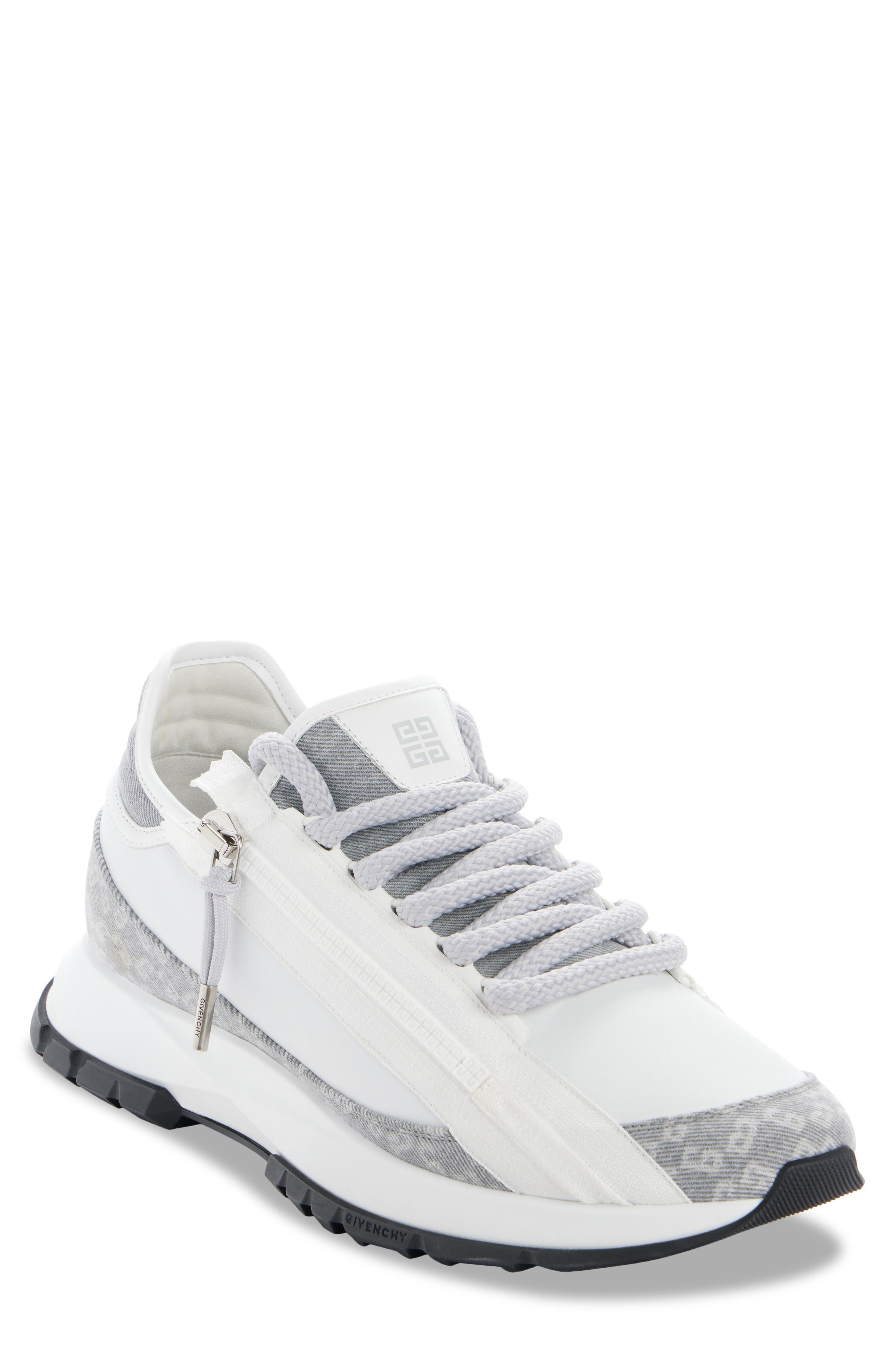 Spectre Zip Sneaker, Main, color, GREY/ WHITE