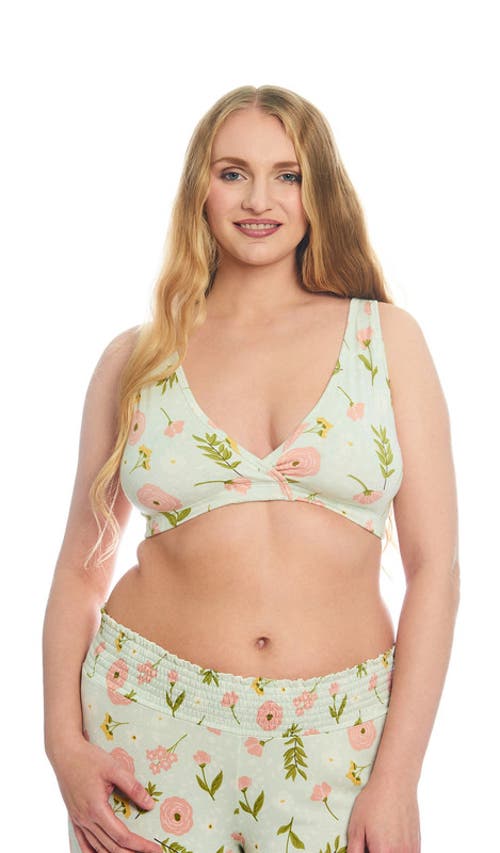 Everly Grey Paisley During & After 3-piece Maternity/nursing Sleep Bras