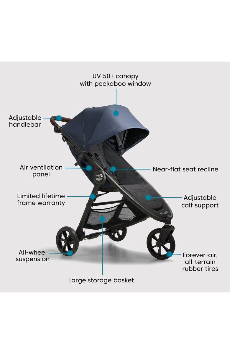 Baby Jogger city mini<sup>®</sup> GT2 Stroller, Alternate, color, 