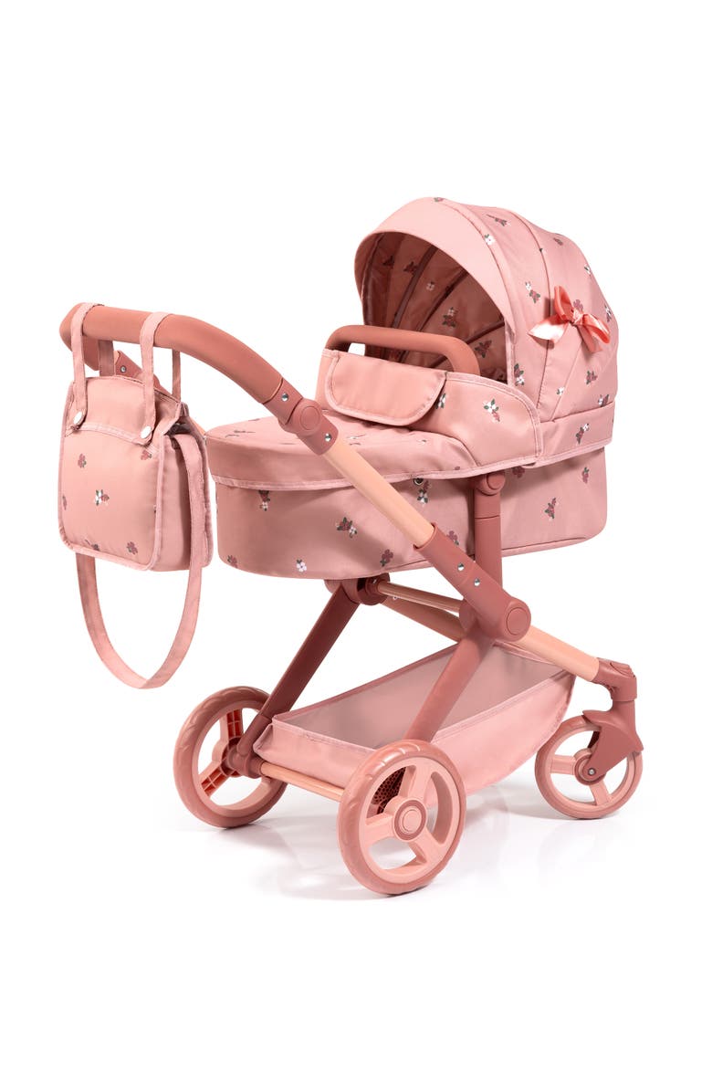 Bayer Design Doll Pram Xeo, 2 In 1 Pushchair & Stroller, Dolls Up To 18 Inches, Kids 3+, Main, color, Pink