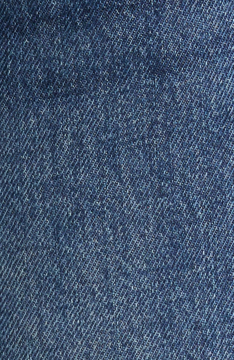 FRAME The Hang High Waist Cuffed Straight Leg Jeans, Alternate, color, Acumen