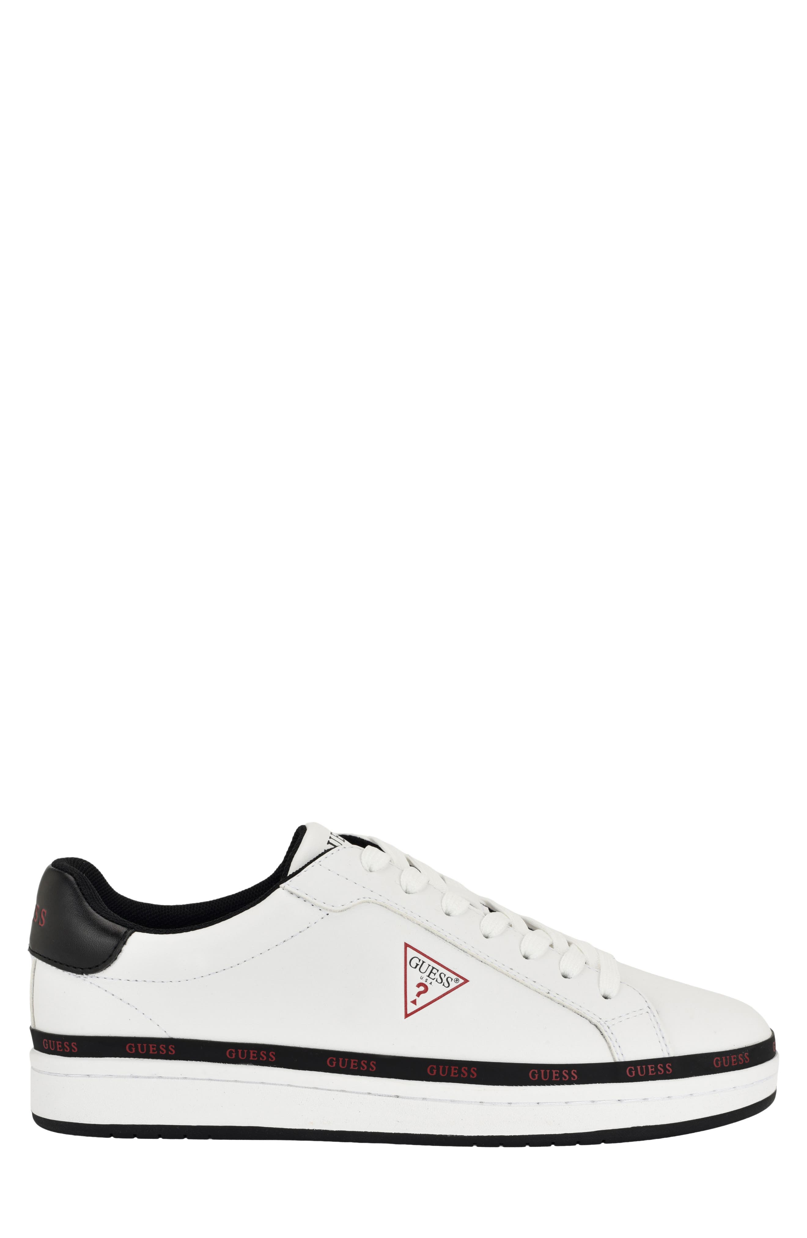 Likode Faux Leather Sneaker, Alternate, color, WHITE/ BLACK