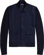Ralph Lauren Purple Label Mixed Media Jacket