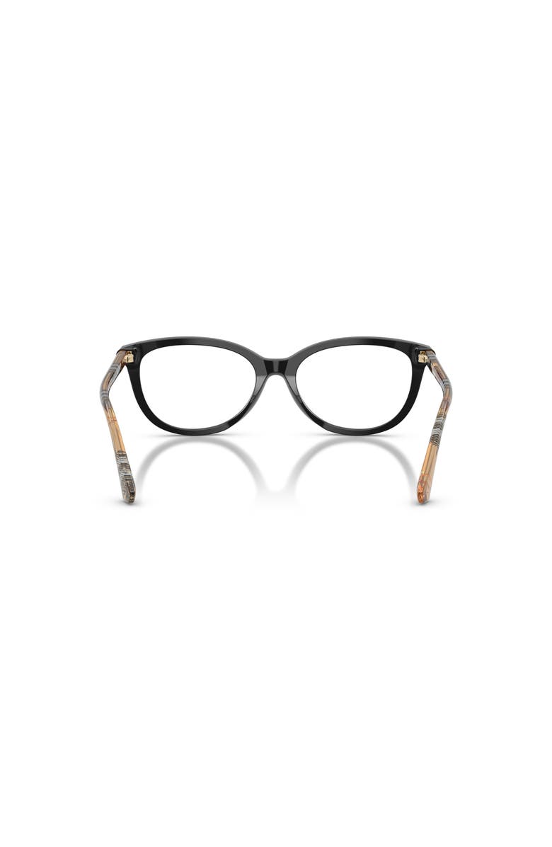 Burberry 54mm Cat Eye optical glasses, Alternate, color, Black