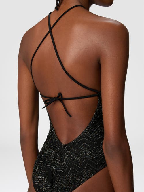 Missoni Beachwear In Black & Lamé