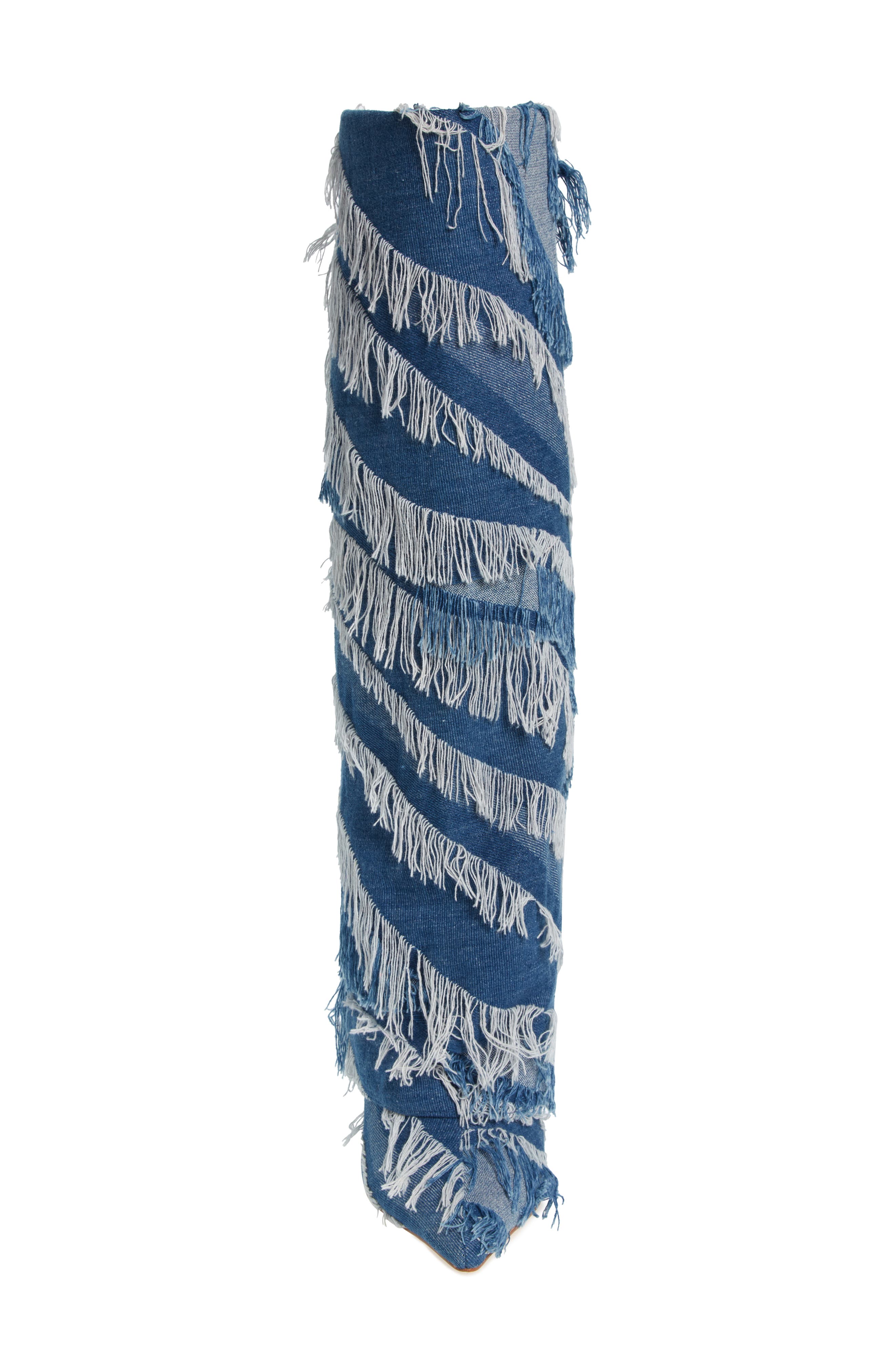 AZALEA WANG Fisher Denim Boot, Alternate, color, 