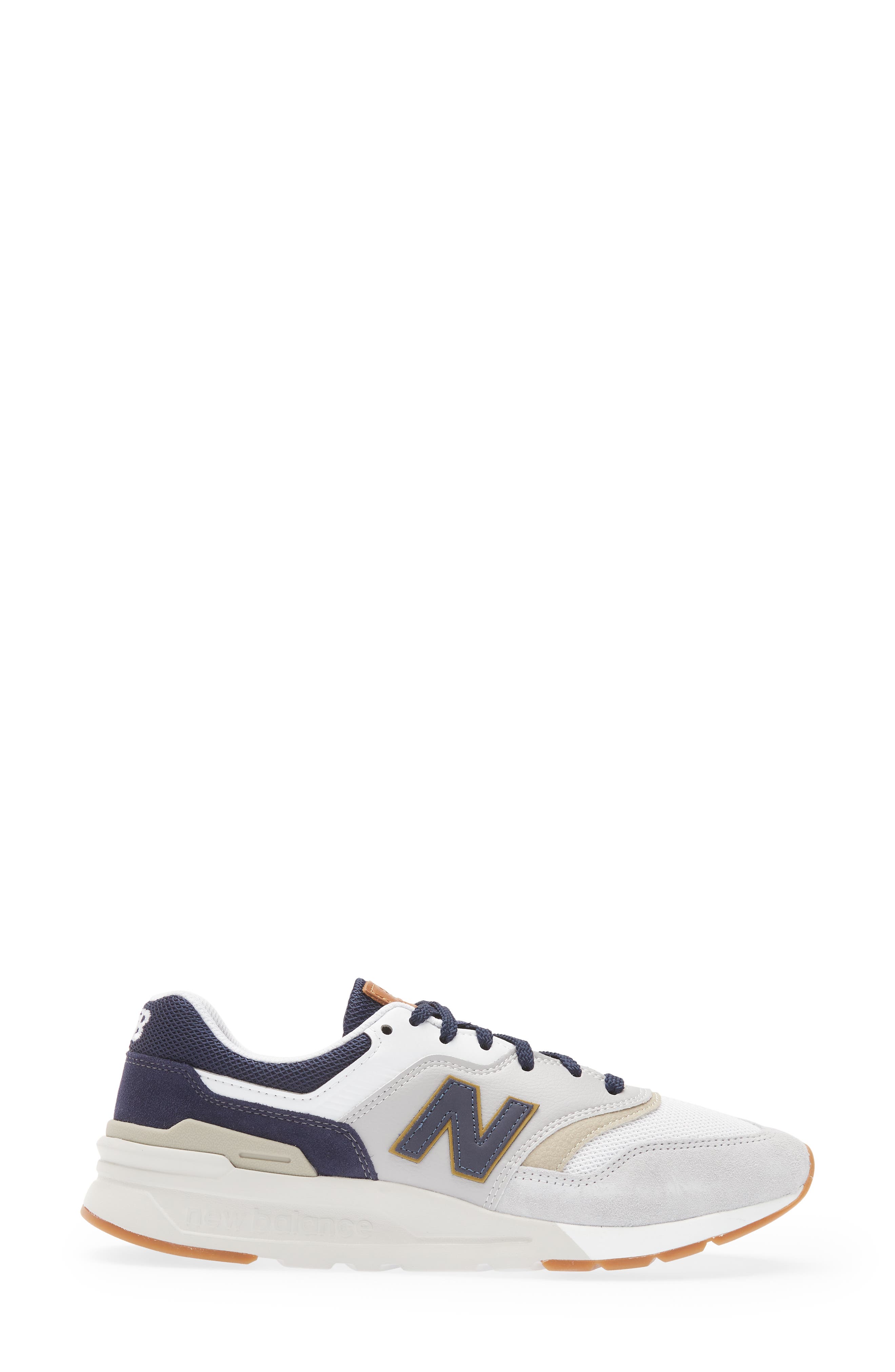 997 H Sneaker, Alternate, color, GREY/ NAVY
