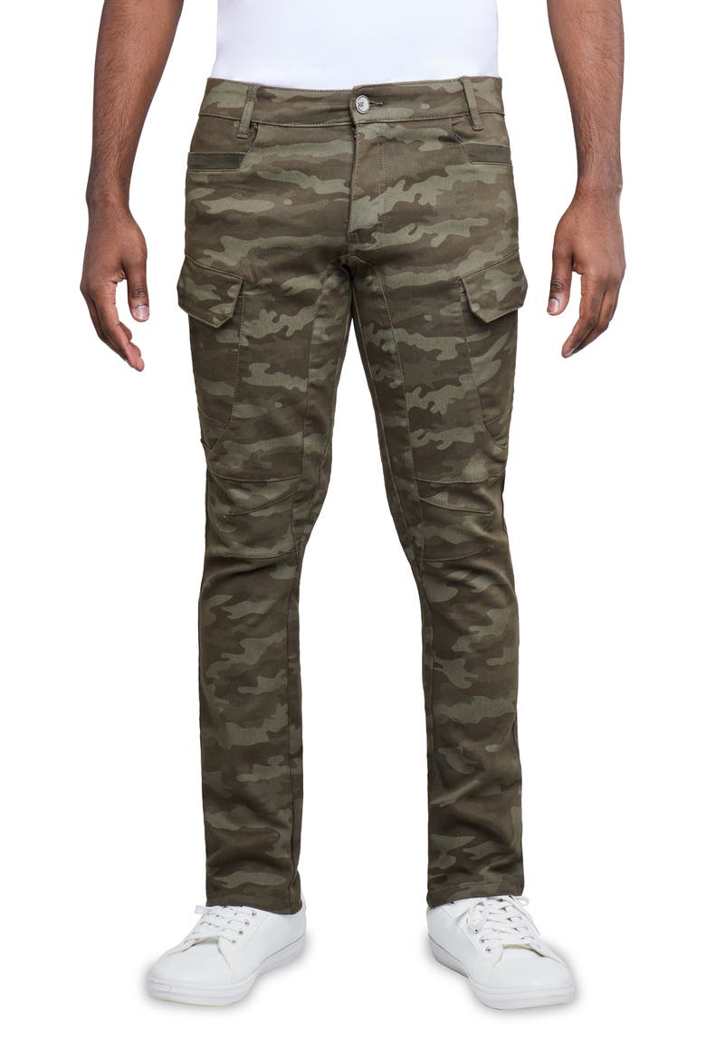 Slim Cargo Pants, Main, color, OLIVE CAMO