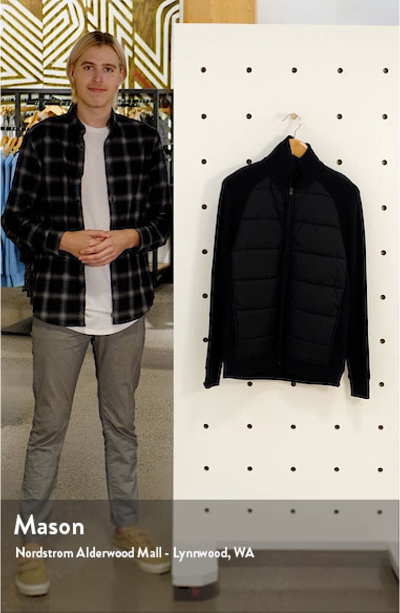 Quilted Mixed Media Jacket, sales video thumbnail