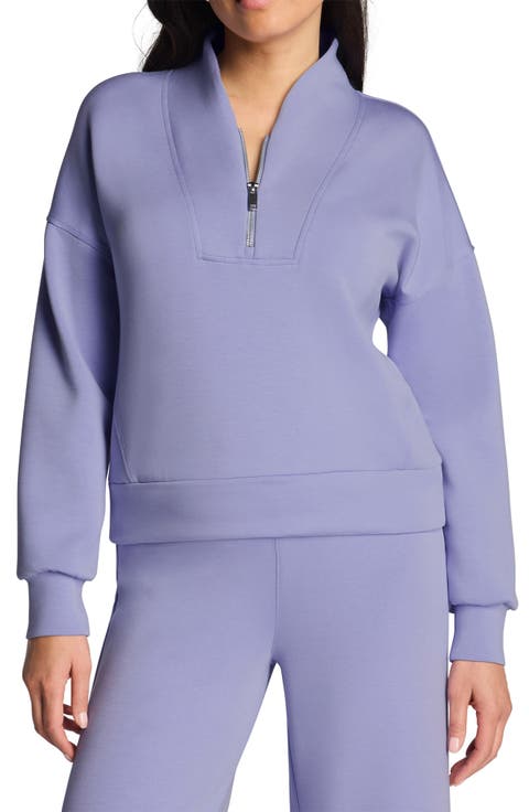 AirEssentials Shawl Collar Quarter Zip Sweatshirt (Regular & Plus)