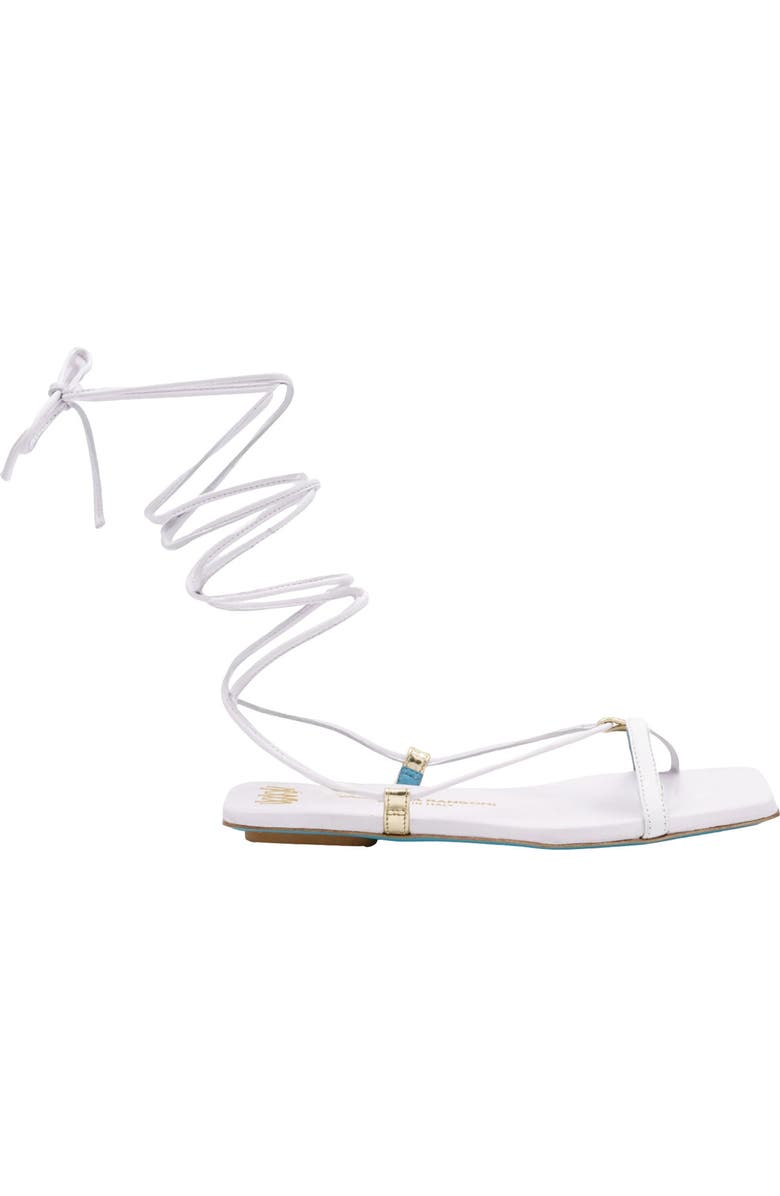 Valentina Rangoni Callisto Ankle Wrap Sandal, Alternate, color, White