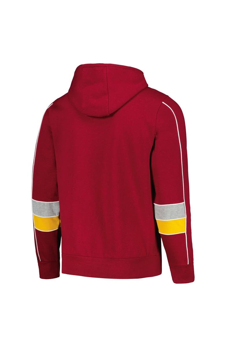 STARTER Men's Starter Burgundy Washington Commanders Captain Pullover Hoodie, Alternate, color, 