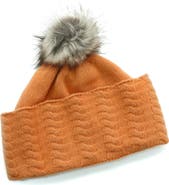 Portolano Faux Pom Beanie