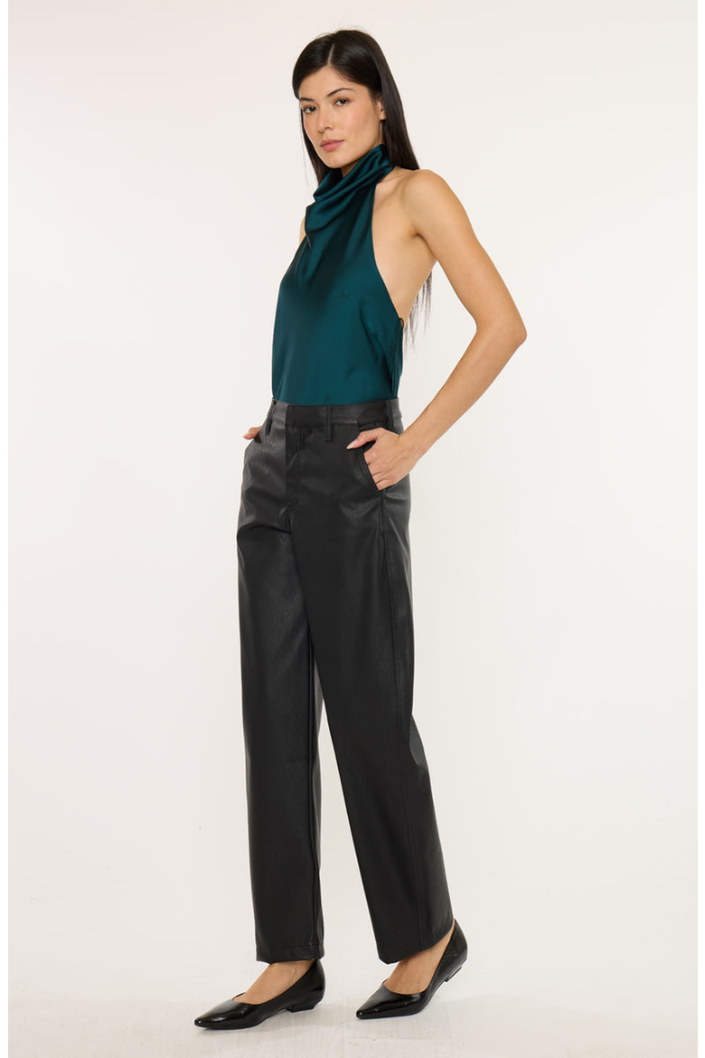 Darlene High Rise Barrel Pants, Alternate, color, Black