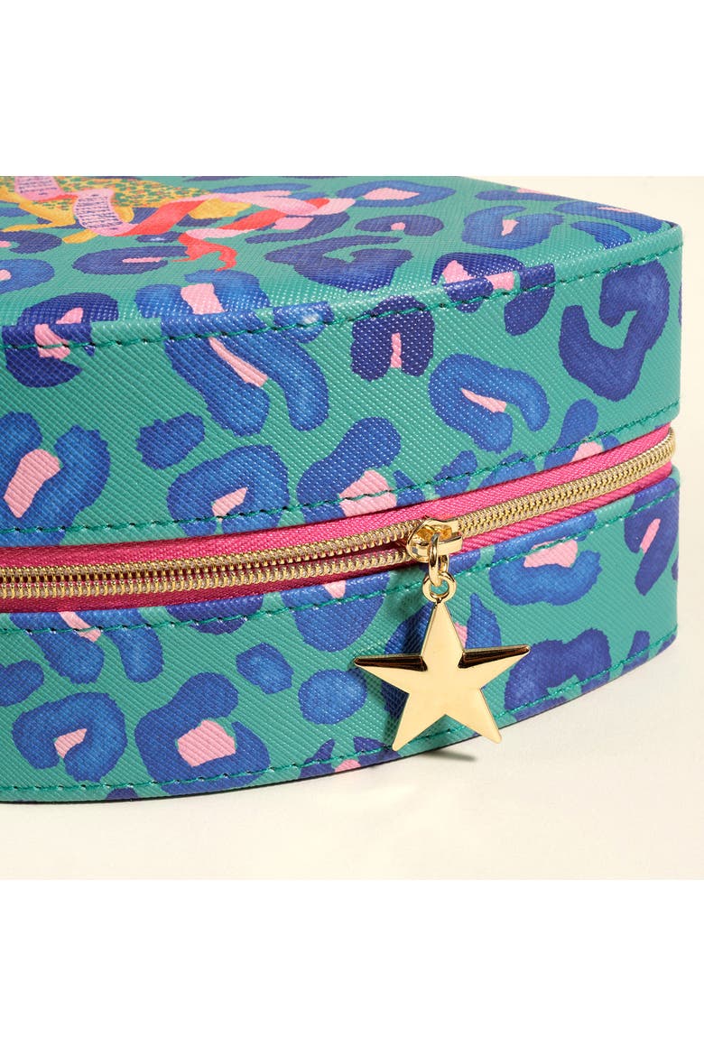 Meilin Jewelry Box 9.5" x 6" Artisan, Alternate, color, Blue