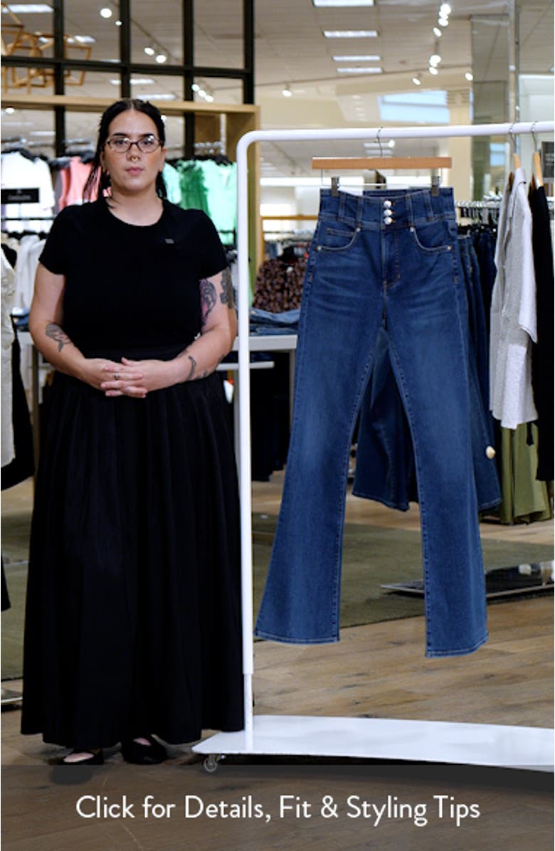 Beverly High Waist Skinny Flare Jeans, sales video thumbnail