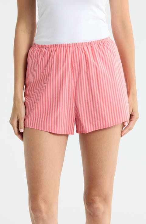 Airy Cotton Pajama Shorts