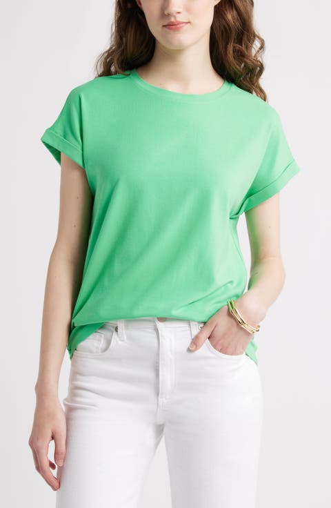 Cuff Sleeve T-Shirt