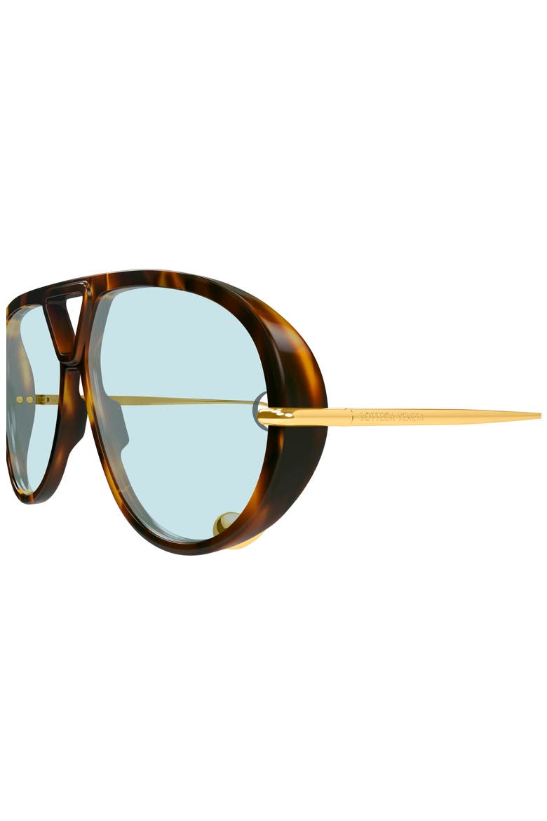 Drop 63mm Aviator Sunglasses, Alternate, color, HAVANA