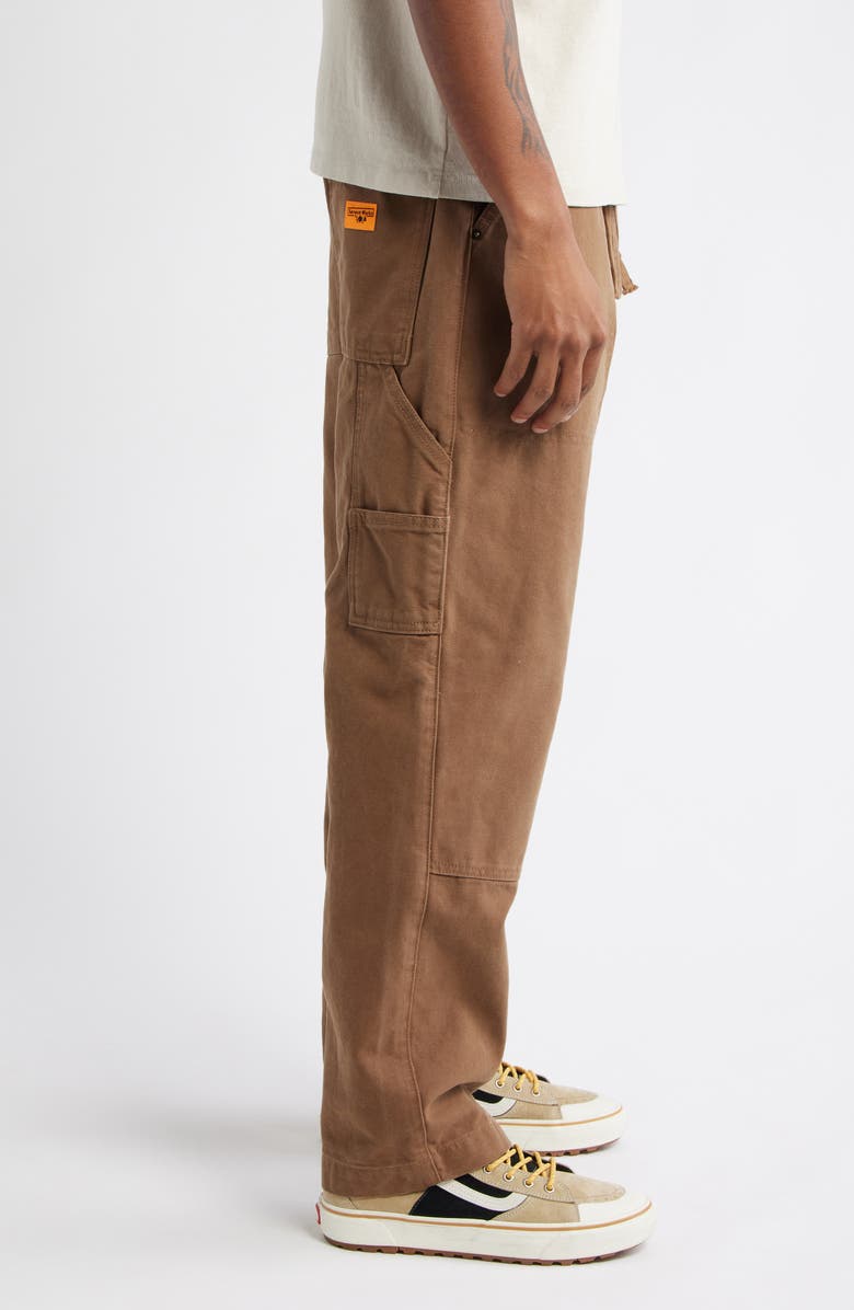 Service Works Utility Organic Cotton Drawstring Chef Pants, Alternate, color, Bark