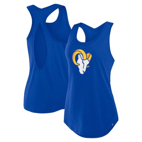 Women's Fanatics Royal Los Angeles Rams Iron Fan Tank Top