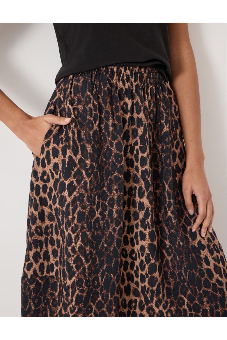 Liddie Air Flow Barrel Maxi Skirt, Alternate, color, Soft Leopard