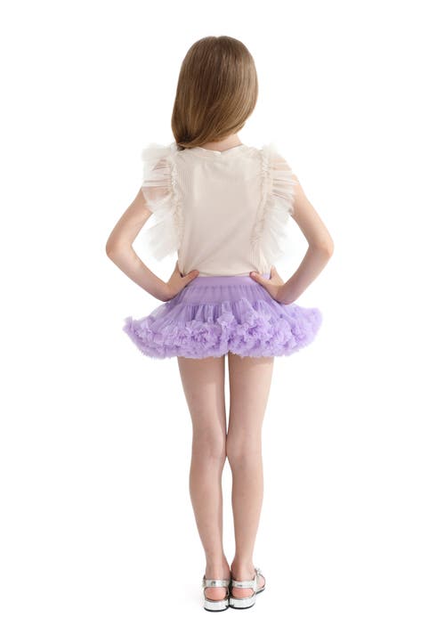 Mimi Tutu Purple Lavender Bow Tulle Skirt In Purple