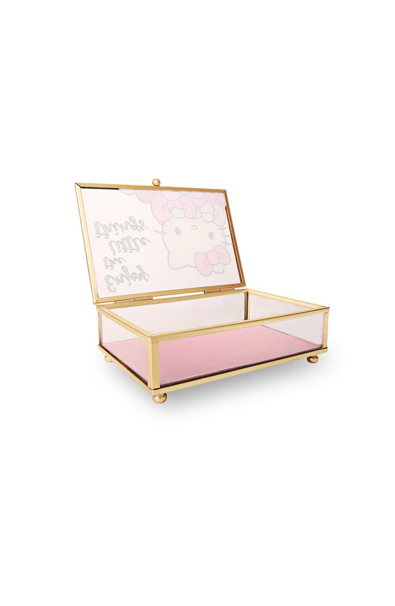 Hello Kitty "Enjoy The Little Things" Glass Box, Alternate, color, Pink