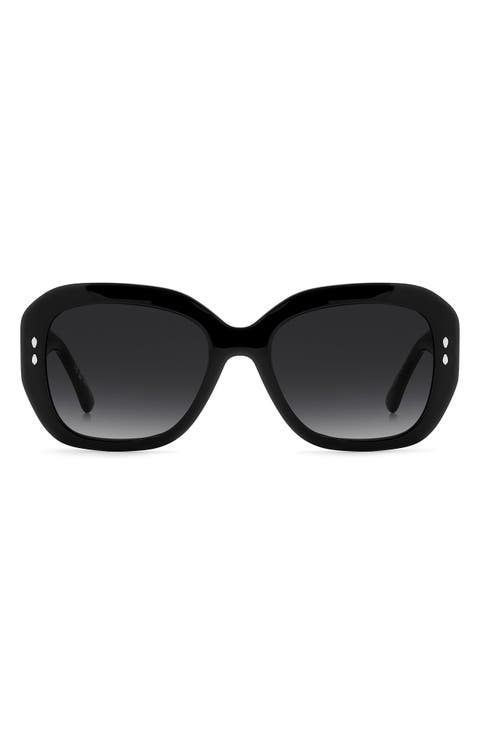 55mm Rectangular Sunglasses