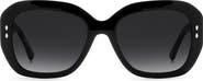 Isabel Marant 55mm Rectangular Sunglasses