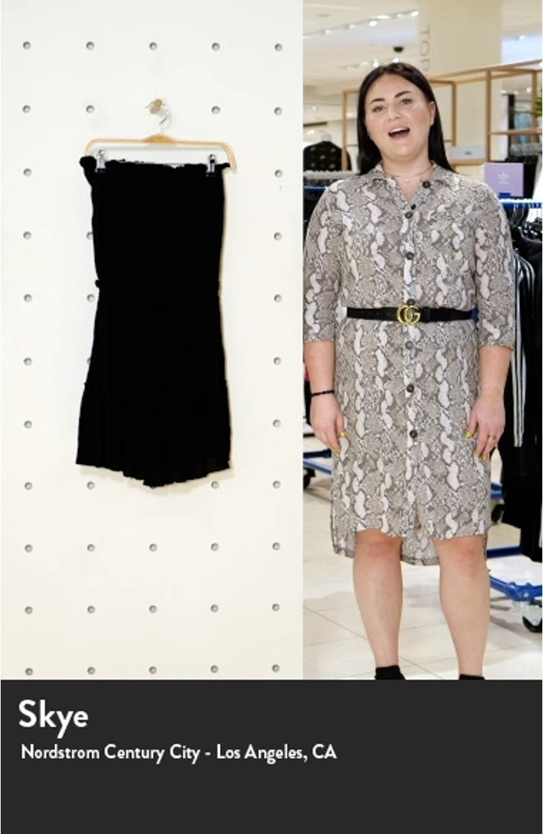 Ruffle Strapless Cover-Up Dress, sales video thumbnail